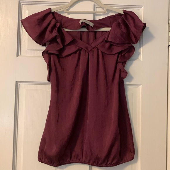 Loft flutter sleeve top - Picture 3 of 6